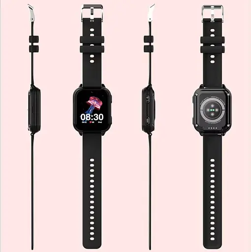 Смарт-часы-телефон детские Wonlex KT33 с камерой WI-FI GPS SIM-карта силиконовый ремешок Black (17774) - фото 5