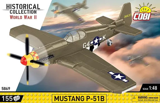 Конструктор дитячий літак Mustang P-51B COBI 5869 - фото 3