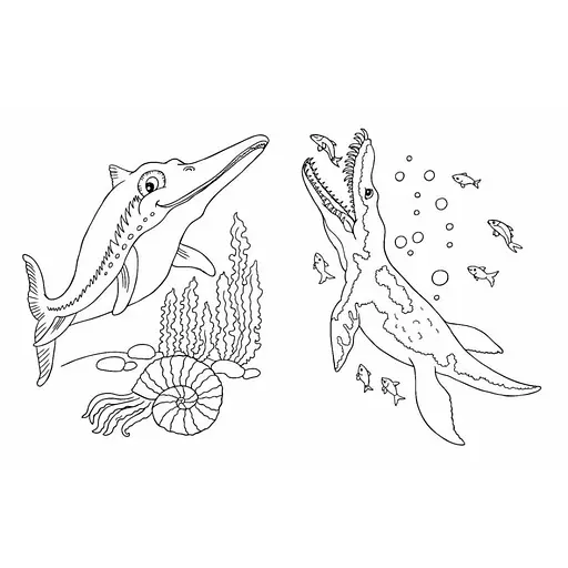 Велика книга розмальовок Динозаври 1736030, 64 сторінки - фото 4