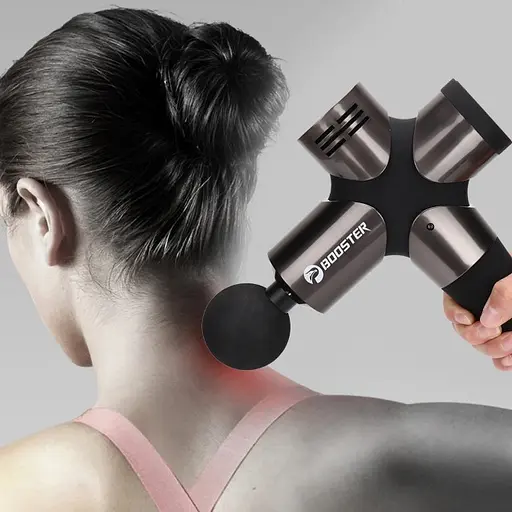 Перкусійний масажний пістолет Booster pro 3 тригерних точок - фото 8