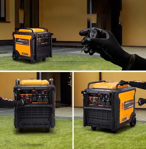 Генератор інверторний MaXpeedingRods 8.0 кВт Електричний старт/Дистанційний старт/ATS/Ручний стартер MXR9000 - фото 4