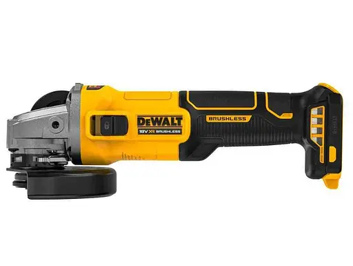 Шлифмашина угловая-болгарка DeWALT аккумуляторная безщеточная без АКБ и ЗУ DCG407N - фото 1