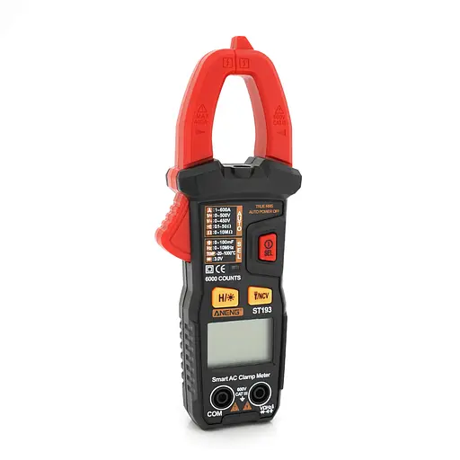 Токовые клещи Aneng ST193 (STOP PRODACT) Измерение: V (AC/DC) Ω, C, Hz (NCV) - фото 4