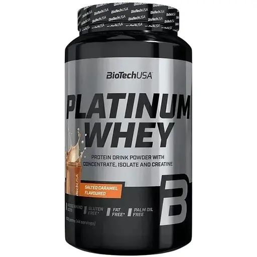 Протеїн BiotechUSA Platinum Whey Salted caramel 1 кг