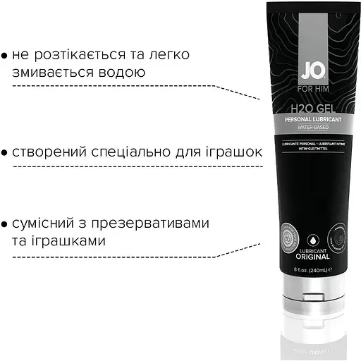 Густой лубрикант на водной основе System JO H2O GEL - Original (240 мл) - фото 3