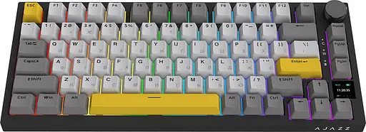 Клавіатура бездротова Ajazz AK820 Pro Gift Switch Black (AK820Pro-G-BGY) - фото 3