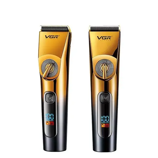Професійна машинка для стрижки волосся VGR V-663 з насадками - фото 4
