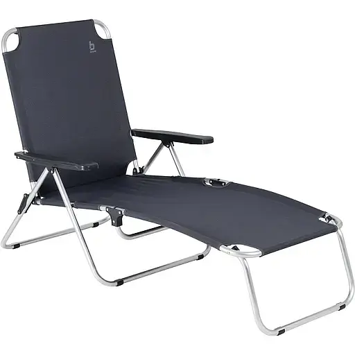Шезлонг Bo-Camp Copa Rio Graphite серый (1211969) - фото 1