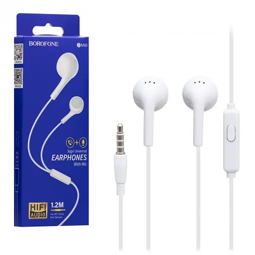 Навушники Borofone BM40 білі - фото 3
