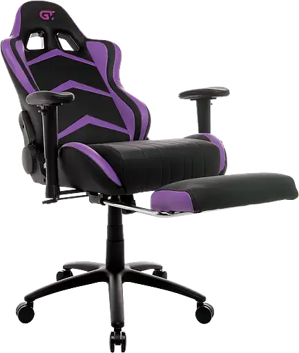 Геймерское кресло GT Racer черное с фиолетовым (X-2534-F Black/Violet) - фото 7