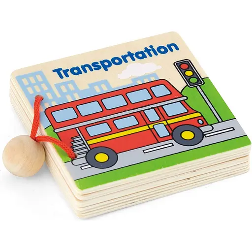 Дерев'яна книжка Viga Toys Перші англійські слова (50386) - фото 2