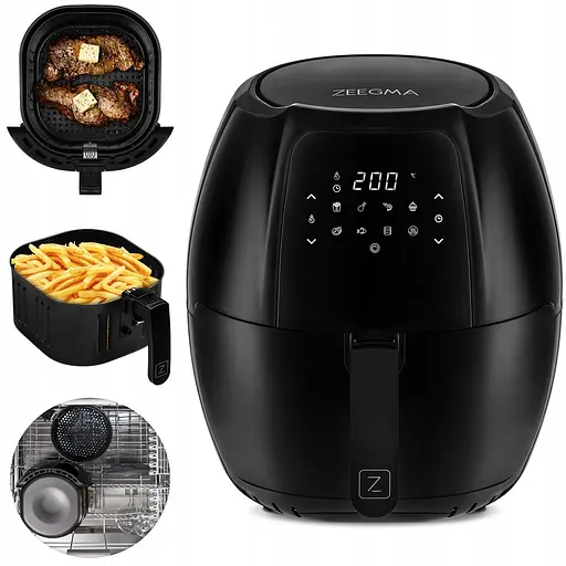 Аерогриль Аерофритюрниця Zeeegma Knapper GRAND Black - фото 1