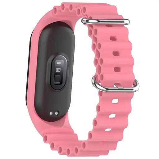 Ремешок Ocean Band для Xiaomi Mi Band 3/4/5/6/7 Розовый / Pink - фото 3