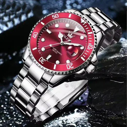 Часы мужские наручные Olevs Bordo - фото 4