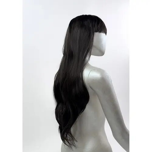 Парик темно - коричневый матовый - фото 2