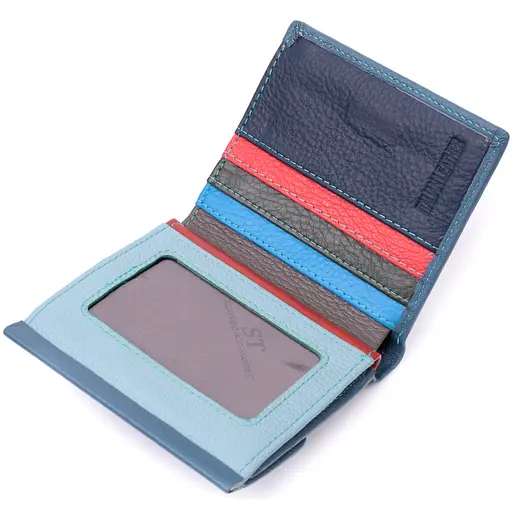 Кожаный женский кошелек ST Leather 10.5х10х1.5 см acs0028406 - фото 3