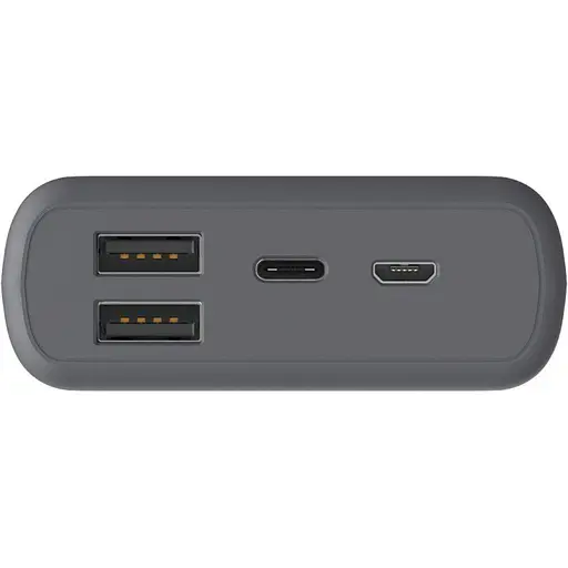 Зовнішній акумулятор Power Bank Hama Supreme 20HD 20000mAh (Сірий) - фото 4