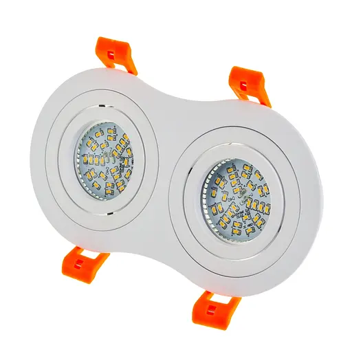 Светильник врезной поворотный Brille HDL-DT 108/2 MR16 WH 36-247