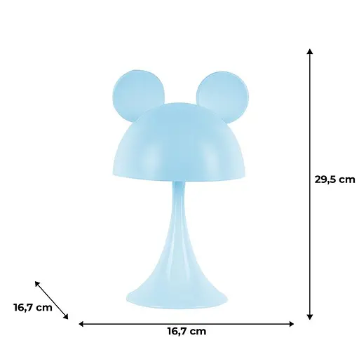 Світильник-нічник Kite  LED з акумулятором Simple Mouse блакитний (K25-317-2-3) - фото 5