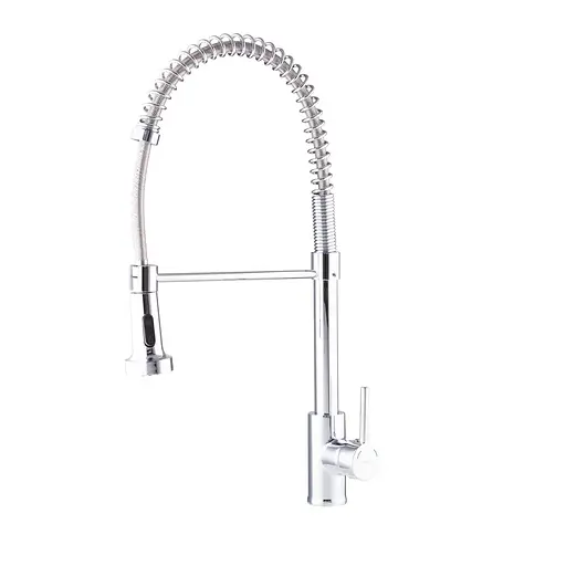 Змішувач для кухні з виливом пружина Mixxus Premium Spring 017 MI6950 Хром - фото 1