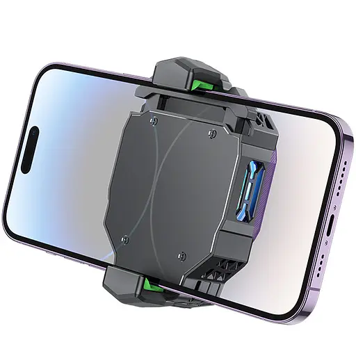 Охолоджуючий кулер для мобільного телефону Hoco GM26 Ambitious Black purple - фото 6