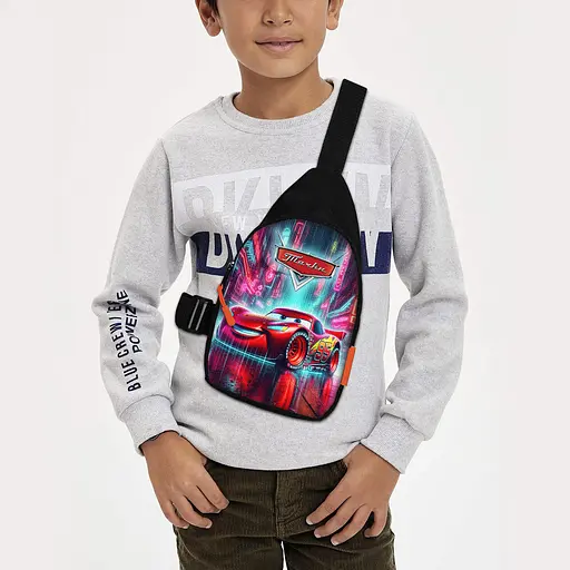 Сумка через плечо детская Тачки Молния Маккуин 29х17 см сумка слинг для мальчика (02215)