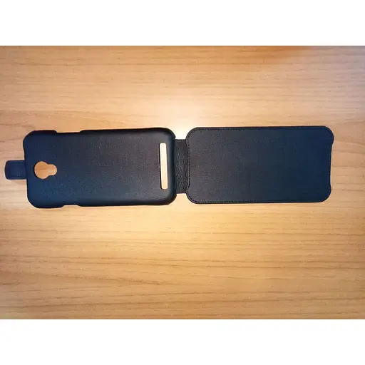 Чехол флип Blackview BV5000 черный кожаный - фото 8