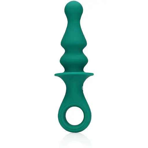 Анальная пробка Loveline Peacock Plume 16.5 см зеленый - фото 1