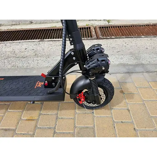 Электросамокат с сиденьем KugooKirin M4 Pro Plus (1000W, 18Ah) 2025г. + 3 фары - фото 9