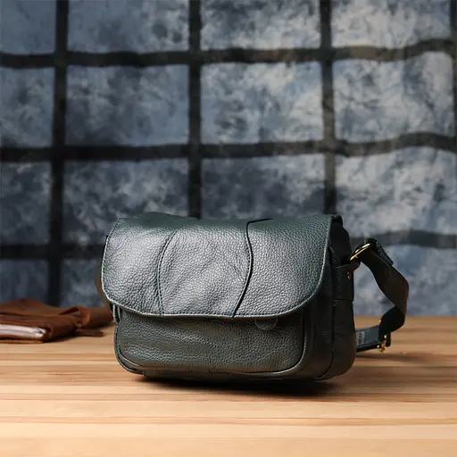 Жіноча сумка Vintage з натуральної шкіри 23.5х17х10 см sum0027633 - фото 10