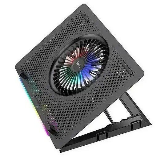 Охлаждающая подставка для ноутбука HOCO DH11 с подсветкой RGB - фото 3