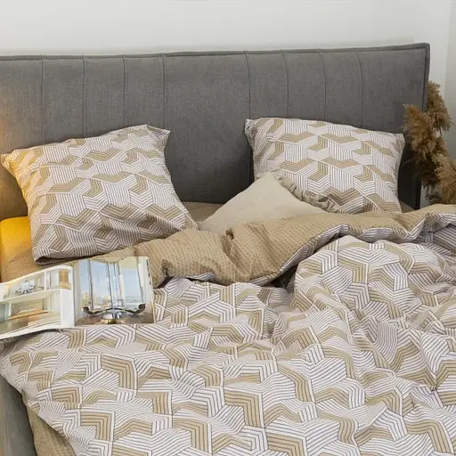 Комплект постільної білизни Viluta двоспальний ранфорс 24270 100% бавовна - фото 3