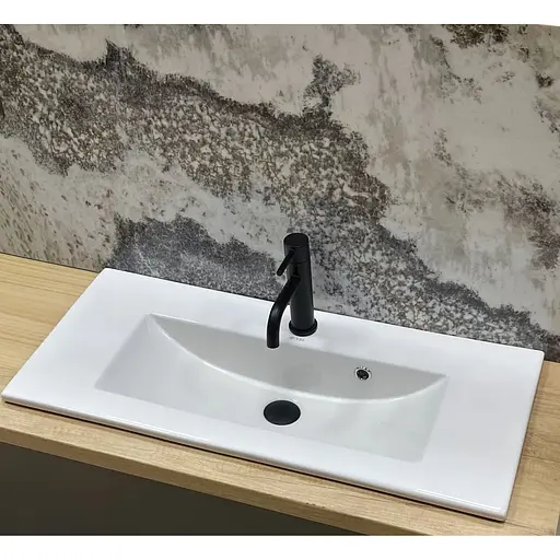 Умивальник VBI Teora 80 white врізний VBI-018052, Білий - фото 1