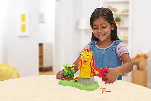 Набор для творчества Hasbro Play-Doh с массой для лепки Лев и друзья (F7221) - фото 5