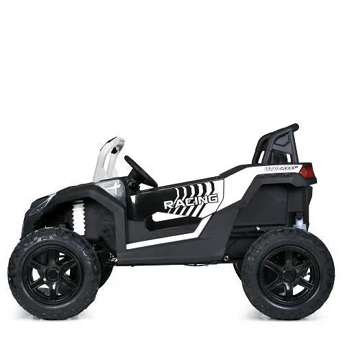 Електромобіль дитячий Bambi Джип M 5736AL-1 24V мотор 180W 24V14AH шкір сидіння USB білий - фото 5