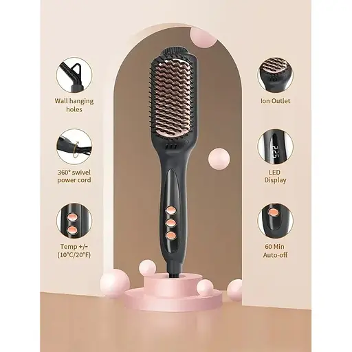 Щітка для випрямлення волосся LANDOT QF-S200 - фото 3