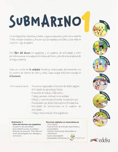 Submarino 1 Pack: Libro del alumno + Cuaderno de ejercicios + Audio descargable - фото 2