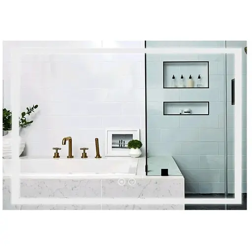 Зеркало Qtap Mideya с антизапотеванием (DC-F613) 1200х800 QT2078F613W - фото 1