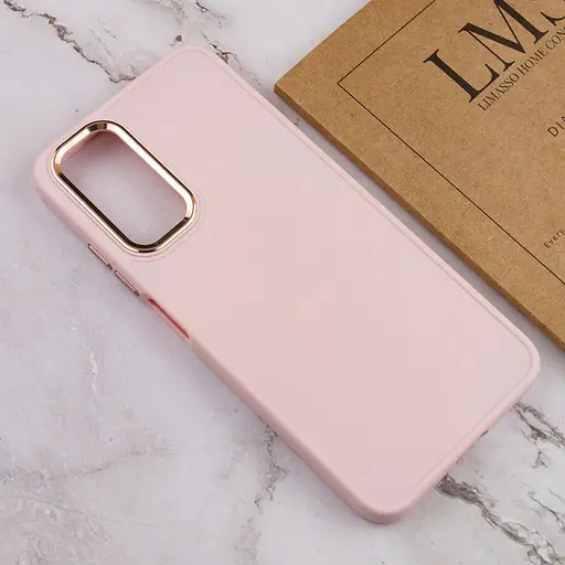 Чехол Epik TPU Bonbon Metal Style для Samsung Galaxy A14 4G/5G Розовый/Light pink - фото 4