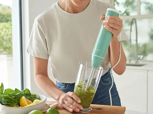 Блендер погружной SilverCrest 3 в 1 SSMS 600w, многофункциональный, мощный, три цвета - фото 8