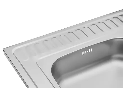 Кухонная мойка Kroner KRP Dekor - 6060R (0,6 мм) (CV022813) - фото 4