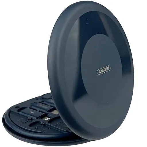 Набор переходников для телефона с кабелем для зарядки Remax RC-190 6в1, синий - фото 4