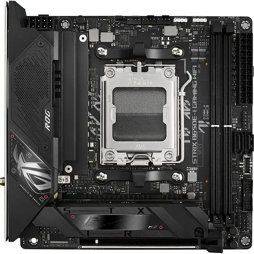 Материнская плата ASUS ROG Strix B650E-I Gaming WIFI (ROG STRIX B650E-I GAMING WIFI) (Socket AM5, AMD B650, Mini-ITX) - фото 1