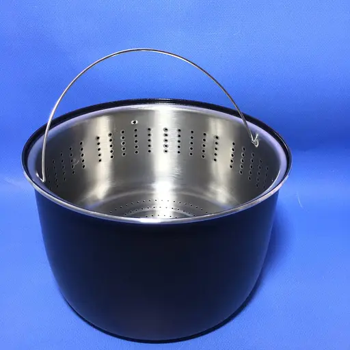 Контейнер из нержавеющей стали для варки на пару для мультиварки D=225/200мм ( для чаши на 5, 6 литров) - фото 5