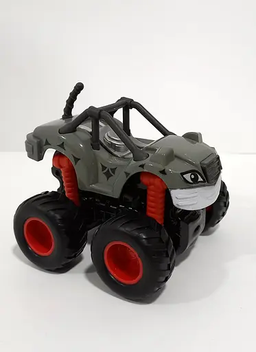 Машинка "Вспиш" 2016-7 інерційна пластикова, 10см Темно-сірий - фото 2