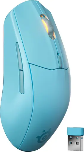 Миша SteelSeries Rival 3 Gen 2 Wireless RGB Aqua (62526) - фото 2