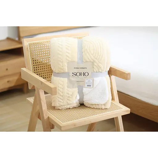 Плед-одеяло Soho Colos Ivory 150х200 см (1 Colos Ivory) - фото 4