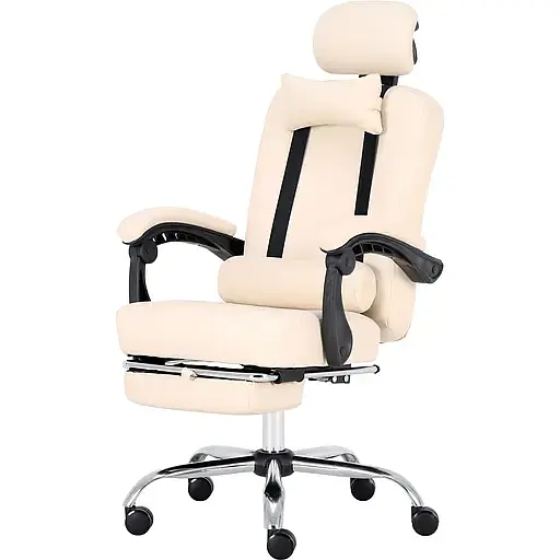 Офисное кресло GT Racer X-8002, кремовое (X-8002 Cream) - фото 2