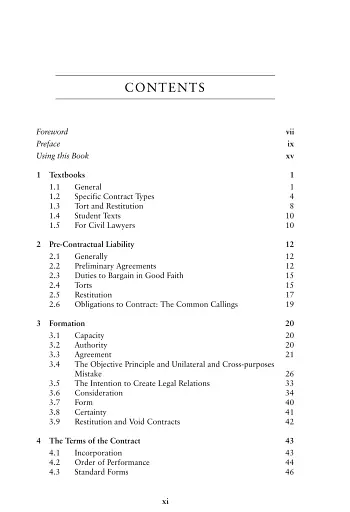Contract Law: An Index and Digest of Published Writings - фото 2
