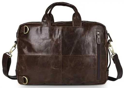 Чоловіча шкіряна сумка Vintage 39,5х29х13 см sum0013931 - фото 8